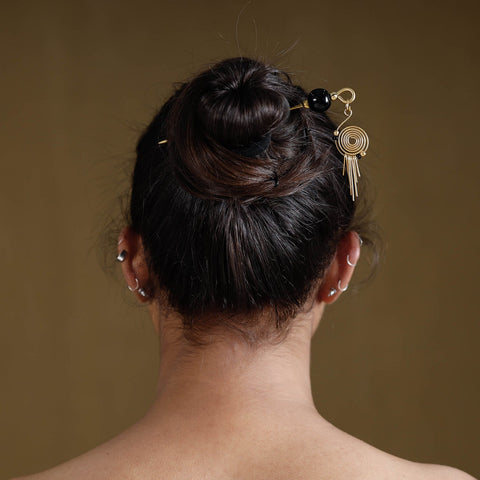 Buy Brass Metal Handcrafted Dokra Juda Pin by Asalkaar Online at iTokri.com