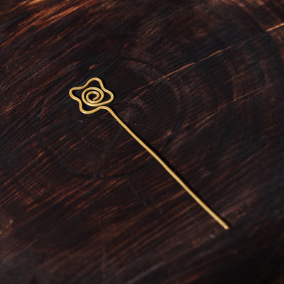  Brass Metal Handcrafted Dokra Juda Pin