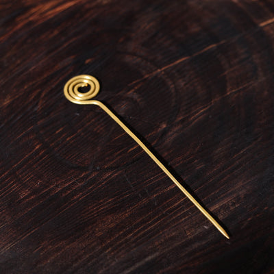  Brass Metal Handcrafted Dokra Juda Pin