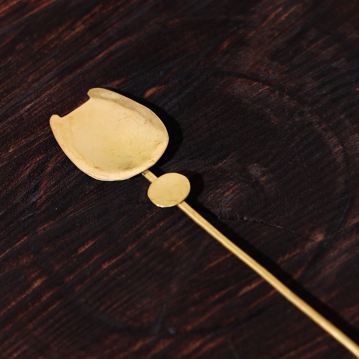 Buy Brass Metal Handcrafted Dokra Juda Pin