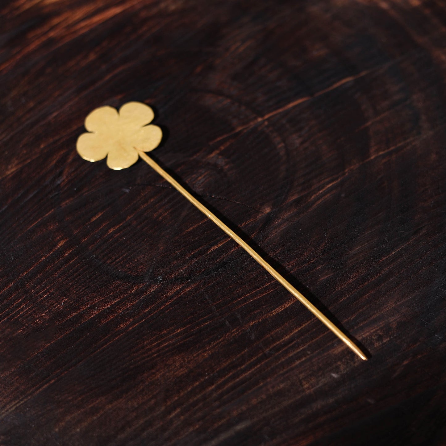 Buy Brass Metal Handcrafted Dokra Juda Pin