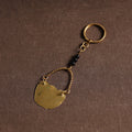 Yellow Brass Metal Handcrafted Dokra Keychain 