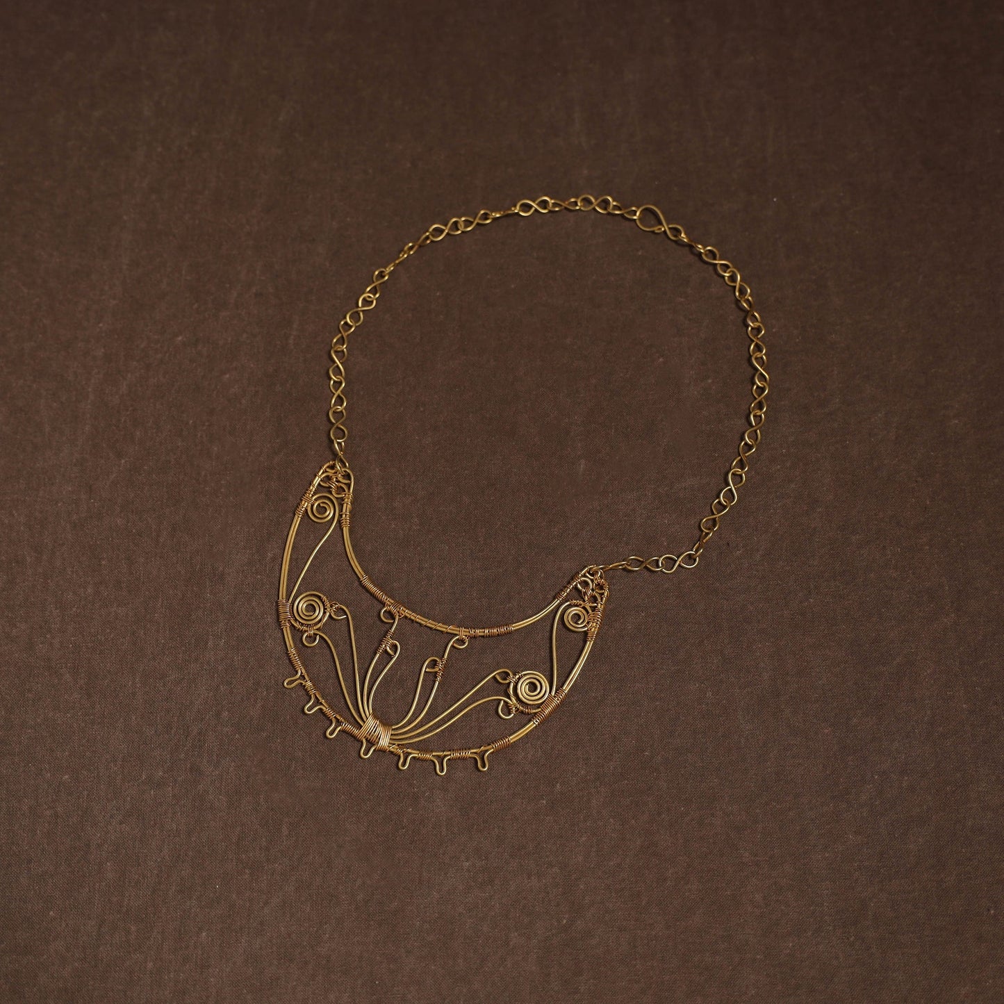 Brass metal handcrafted necklace 123