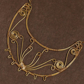 Brass metal handcrafted necklace 123