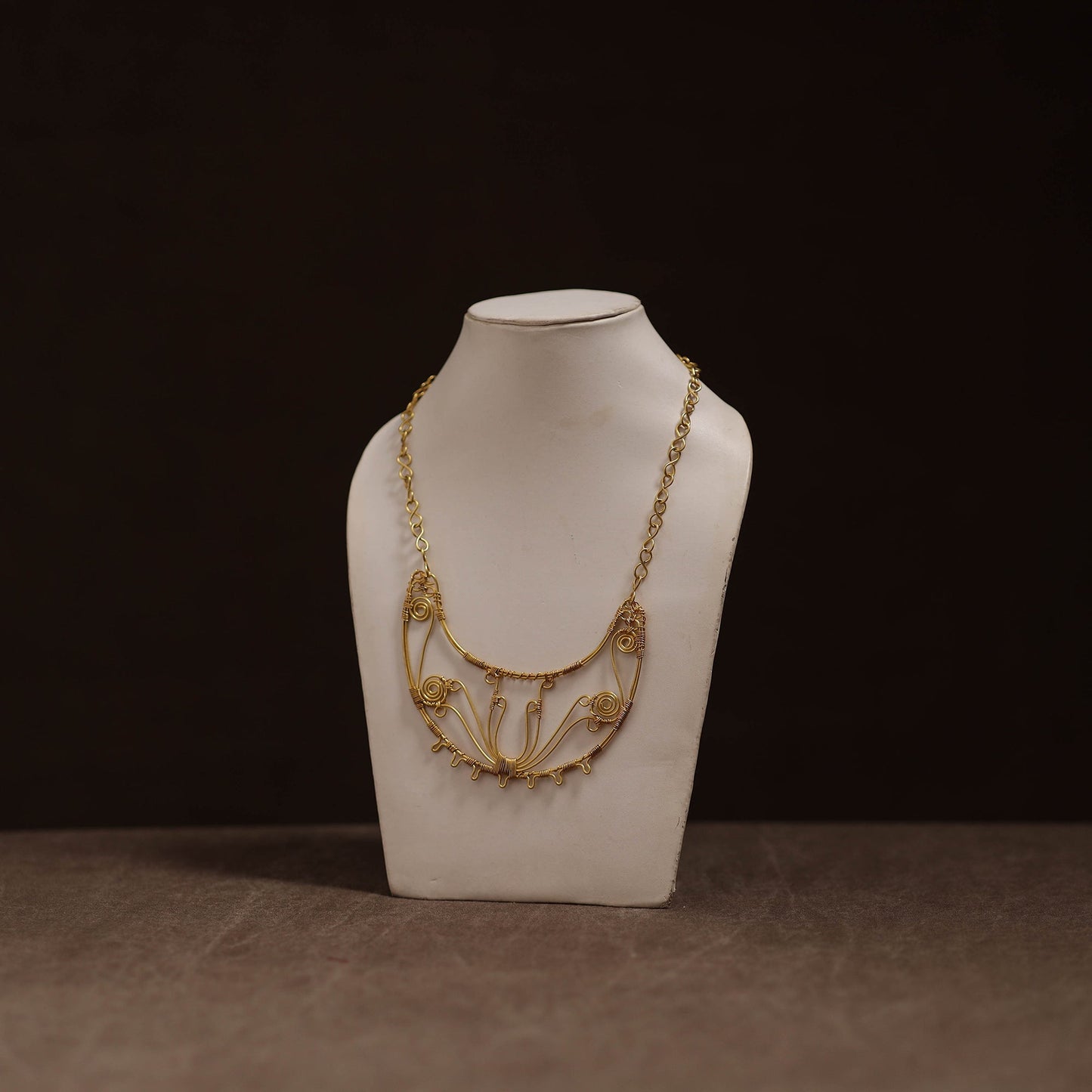 Brass metal handcrafted necklace 123