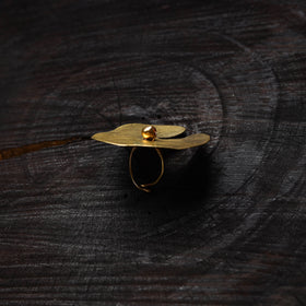 Buy Brass Metal Handcrafted Dokra Ring