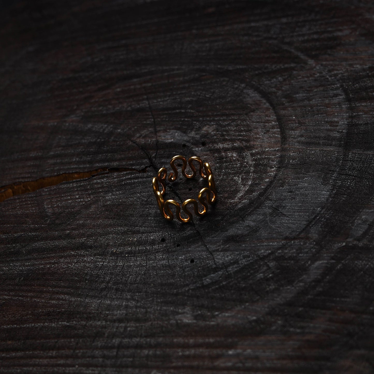 Buy Brass Metal Handcrafted Dokra Ring