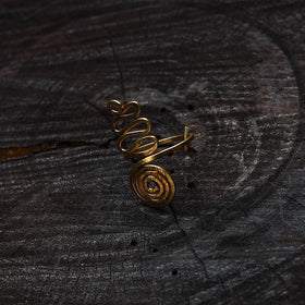 Brass metal handcrafted ring 11