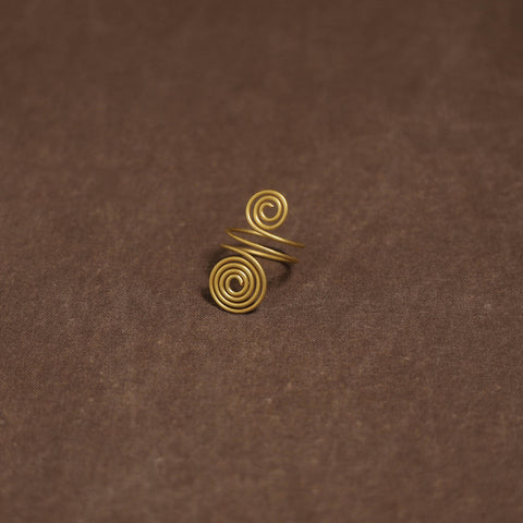 Brass metal handcrafted ring 12