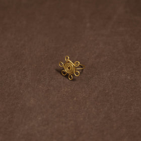 Brass metal handcrafted ring 13