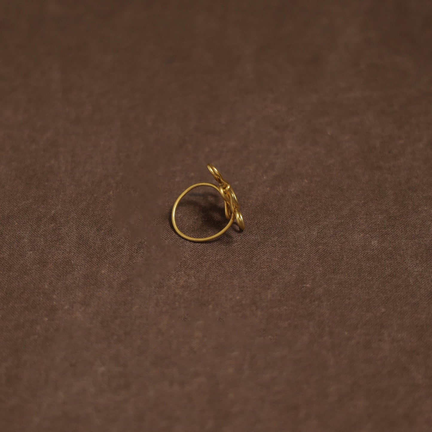 Brass metal handcrafted ring 13