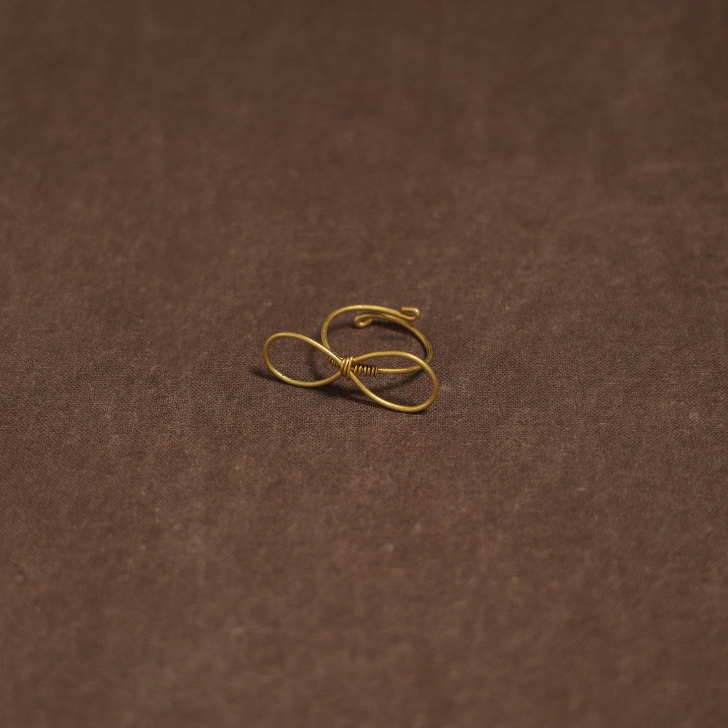 Brass metal handcrafted ring 14