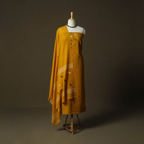 Burdwan jamdani handloom cotton 2pc unstitched dress