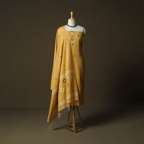 Burdwan jamdani handloom cotton 2pc unstitched dress