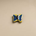 Butterfly - Original Blue Pottery Ceramic Fridge Magnet