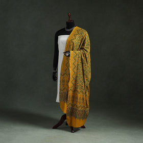 Chanderi silk kutch hand block print natural dyed handloom