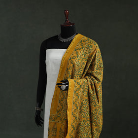 Chanderi silk kutch hand block print natural dyed handloom