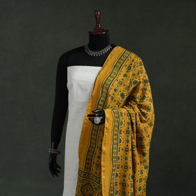Chanderi silk kutch hand block print natural dyed handloom