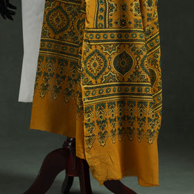 Chanderi silk kutch hand block print natural dyed handloom