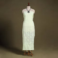 Chikankari Hand Embroidery Mul Cotton Kurta Material 