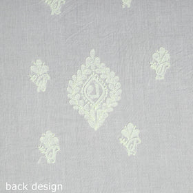 Chikankari Hand Embroidery Mul Cotton Kurta Material 