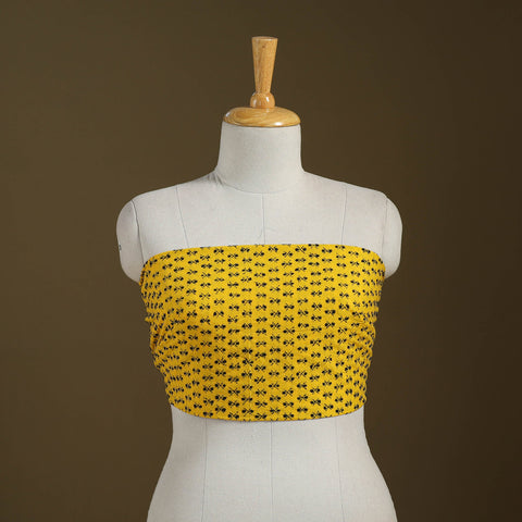 Cotton Bengal Kantha Stitch Blouse Piece 