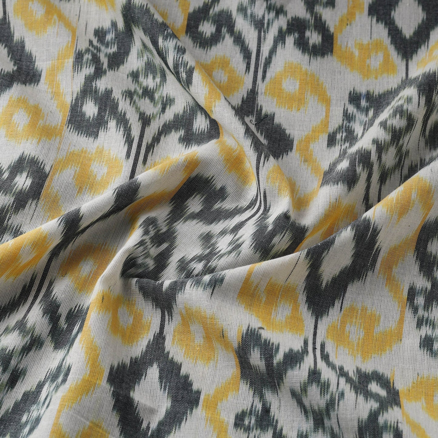 Cotton central asian pochampally ikat fabric 31