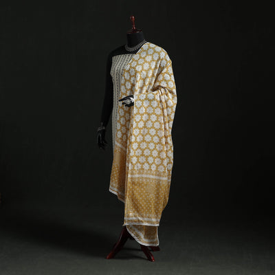Cotton jaipur printed dupatta 14 - handcrafted