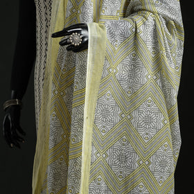 Cotton jaipur printed dupatta 18 - handcrafted