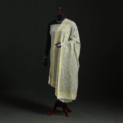 Cotton jaipur printed dupatta 18 - handcrafted