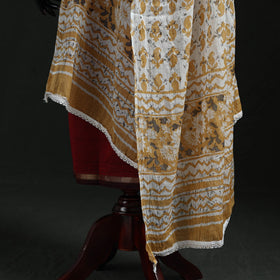 Cotton jaipur printed dupatta 61 - handcrafted