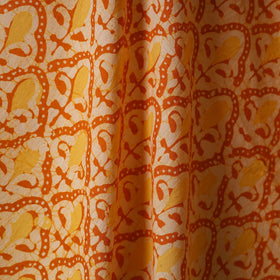 Yellow - cotton kutch batik fabric 07 - handcrafted