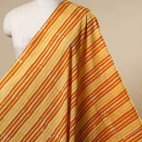 Yellow - cotton kutch batik fabric 12 - handcrafted