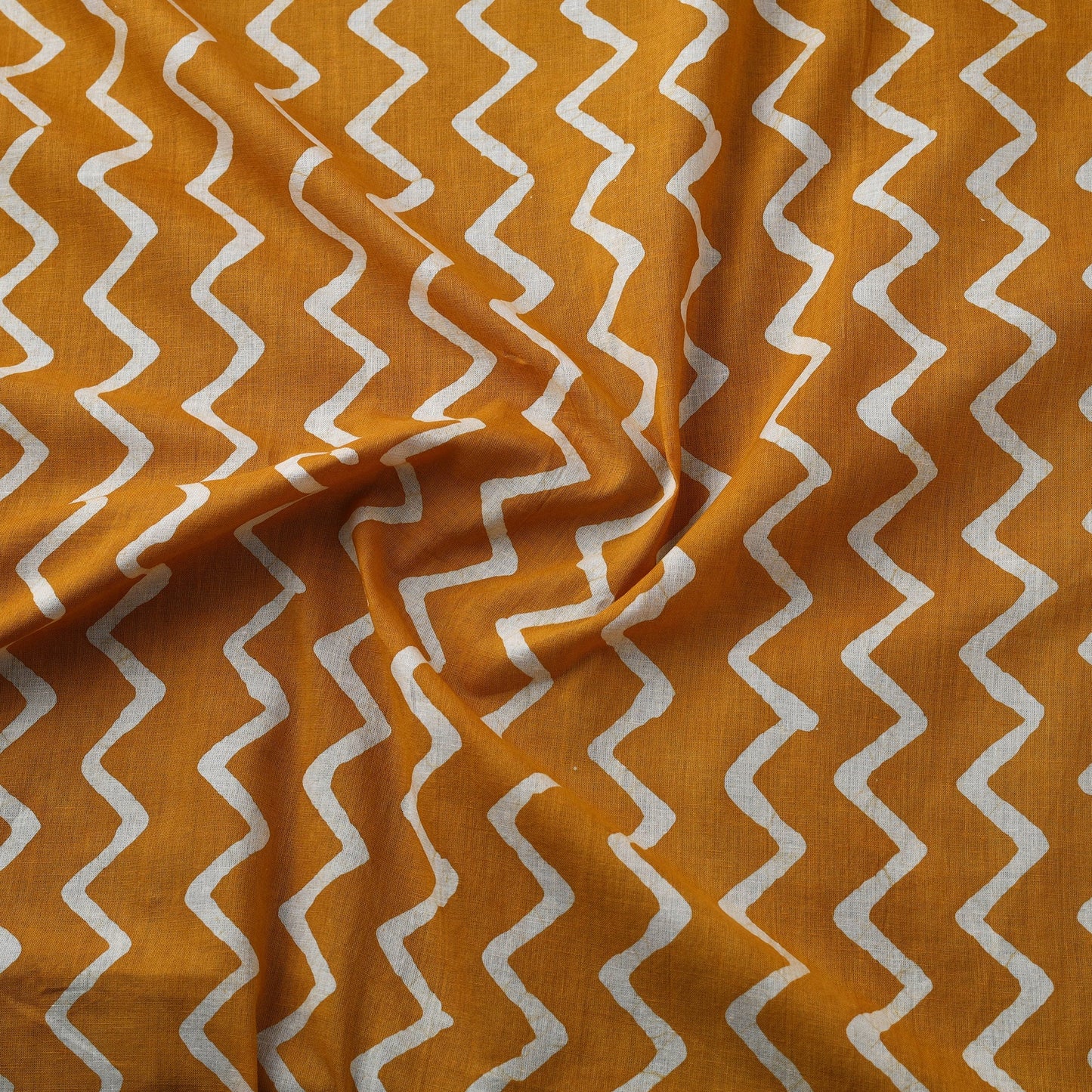 Cotton kutch hand block batik print fabric 07 - handcrafted