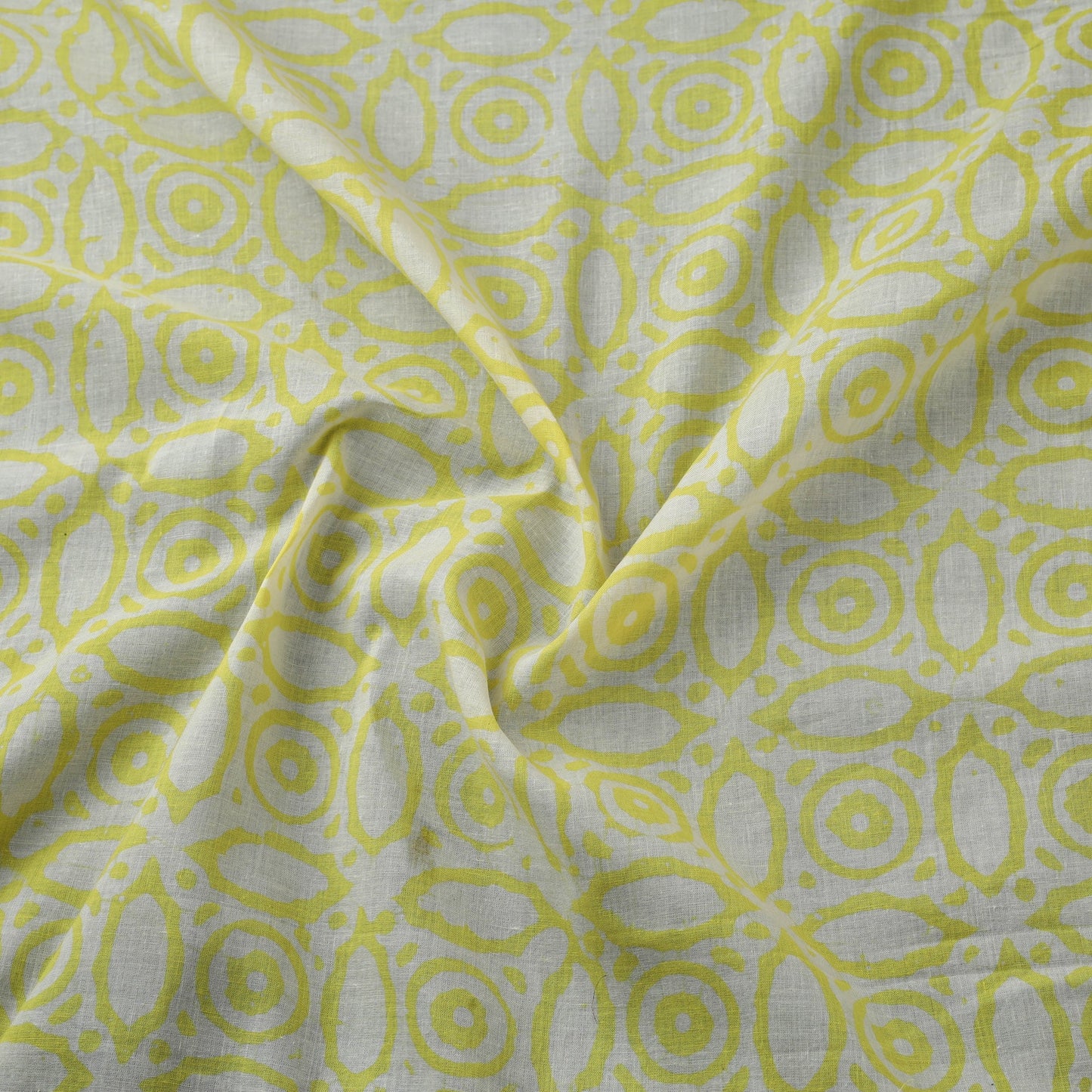 Cotton kutch hand block batik print fabric 17 - handcrafted