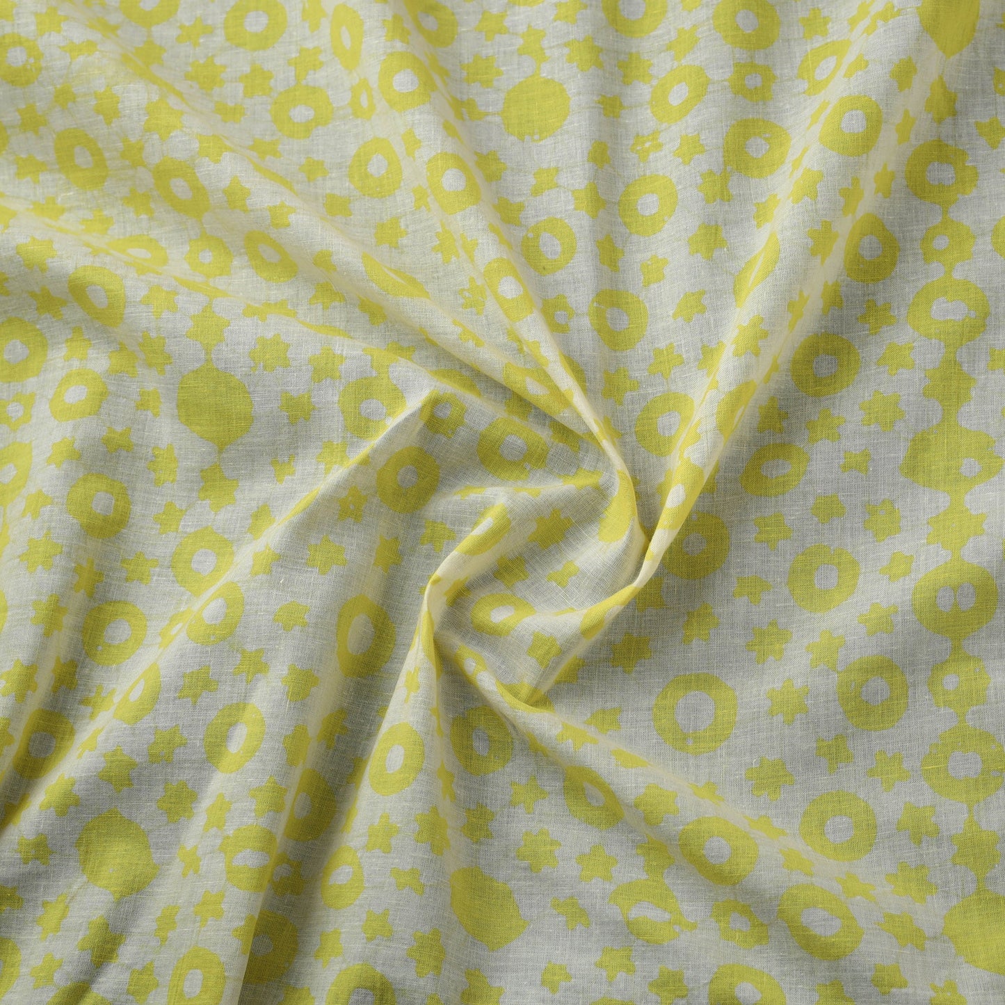 Cotton kutch hand block batik print fabric 19 - handcrafted