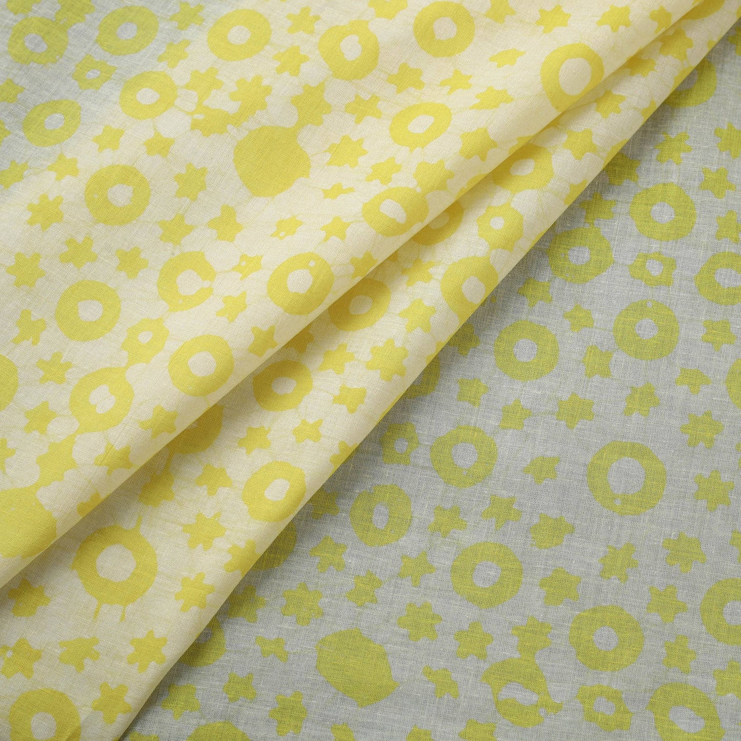 Cotton kutch hand block batik print fabric 19 - handcrafted