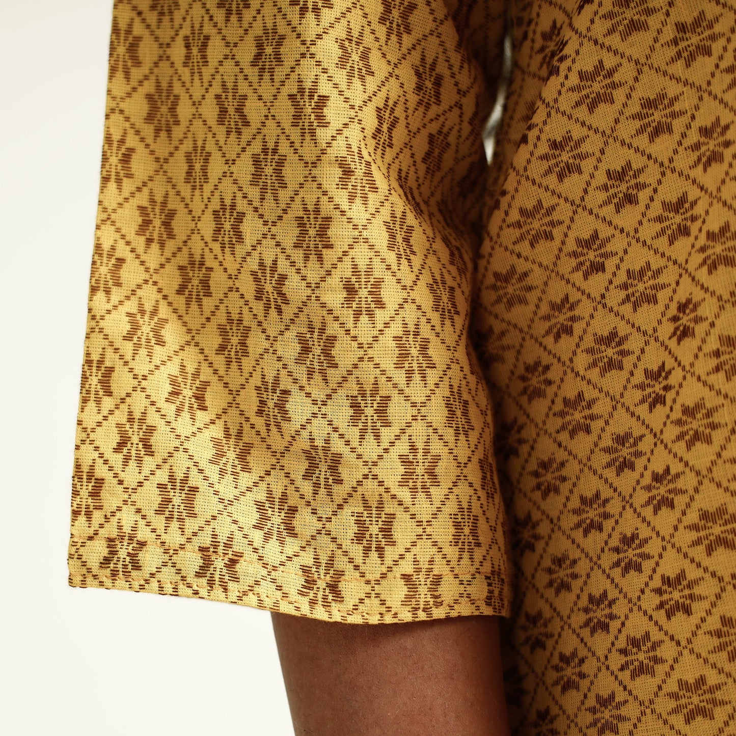 Buy Cotton A-Line Jacquard Kurta for Women