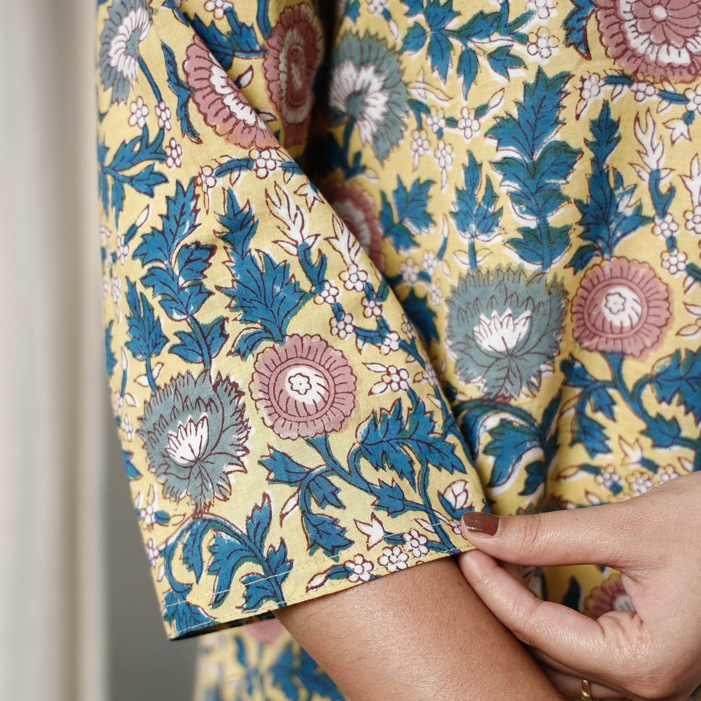  Sanganeri Block Printed Kurta