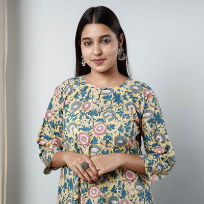  Sanganeri Block Printed Kurta