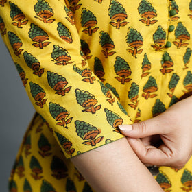  Ajrakh Block Printed Cotton Long Kurta for Women