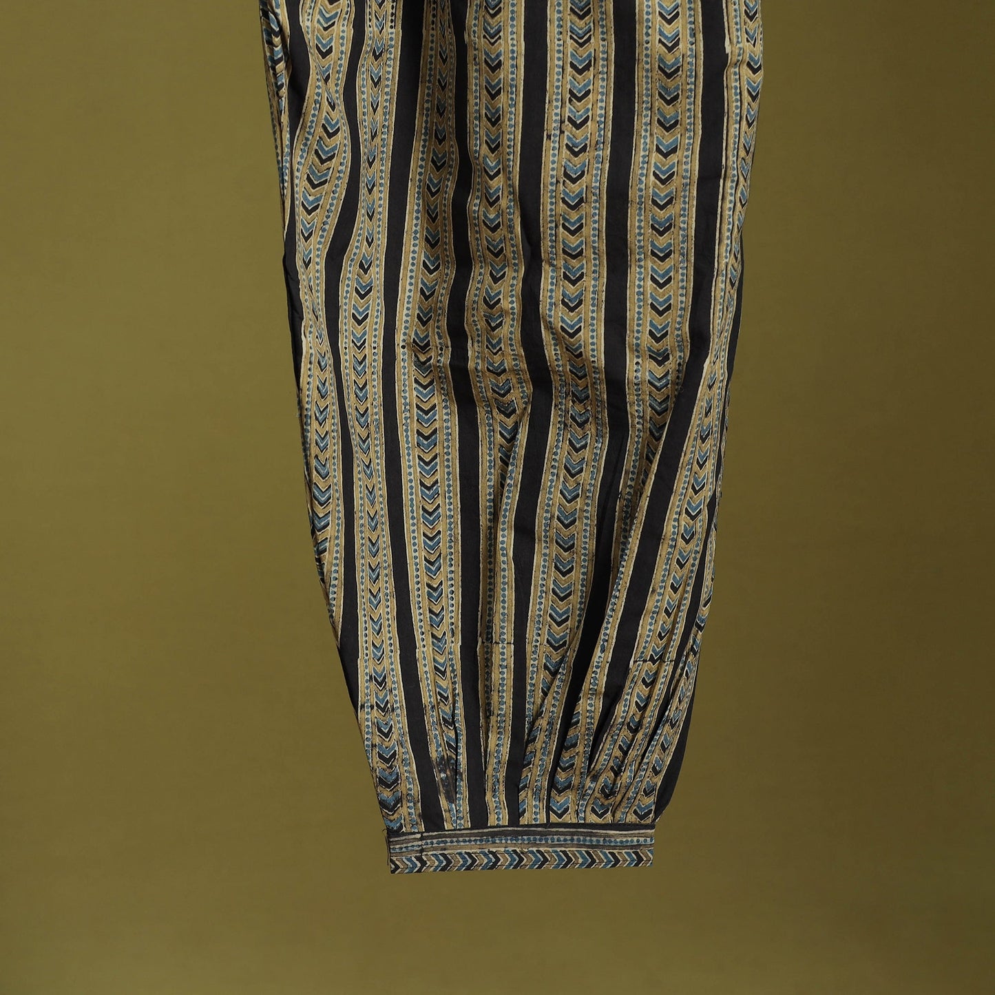 Yellow - cotton natural dyed afghani salwar 17 - handcrafted