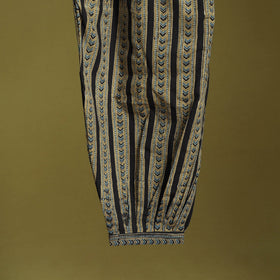 Yellow - cotton natural dyed afghani salwar 17 - handcrafted