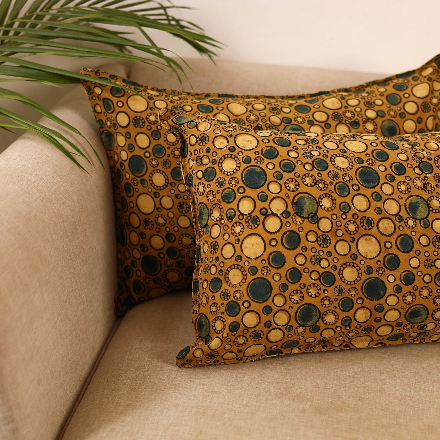 Cotton pillow covers (set of 2) 38 - handcrafted