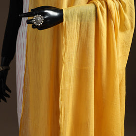 Cotton plain dupatta 10 - handcrafted