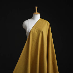 Yellow - cotton plain fabric 02 - handcrafted