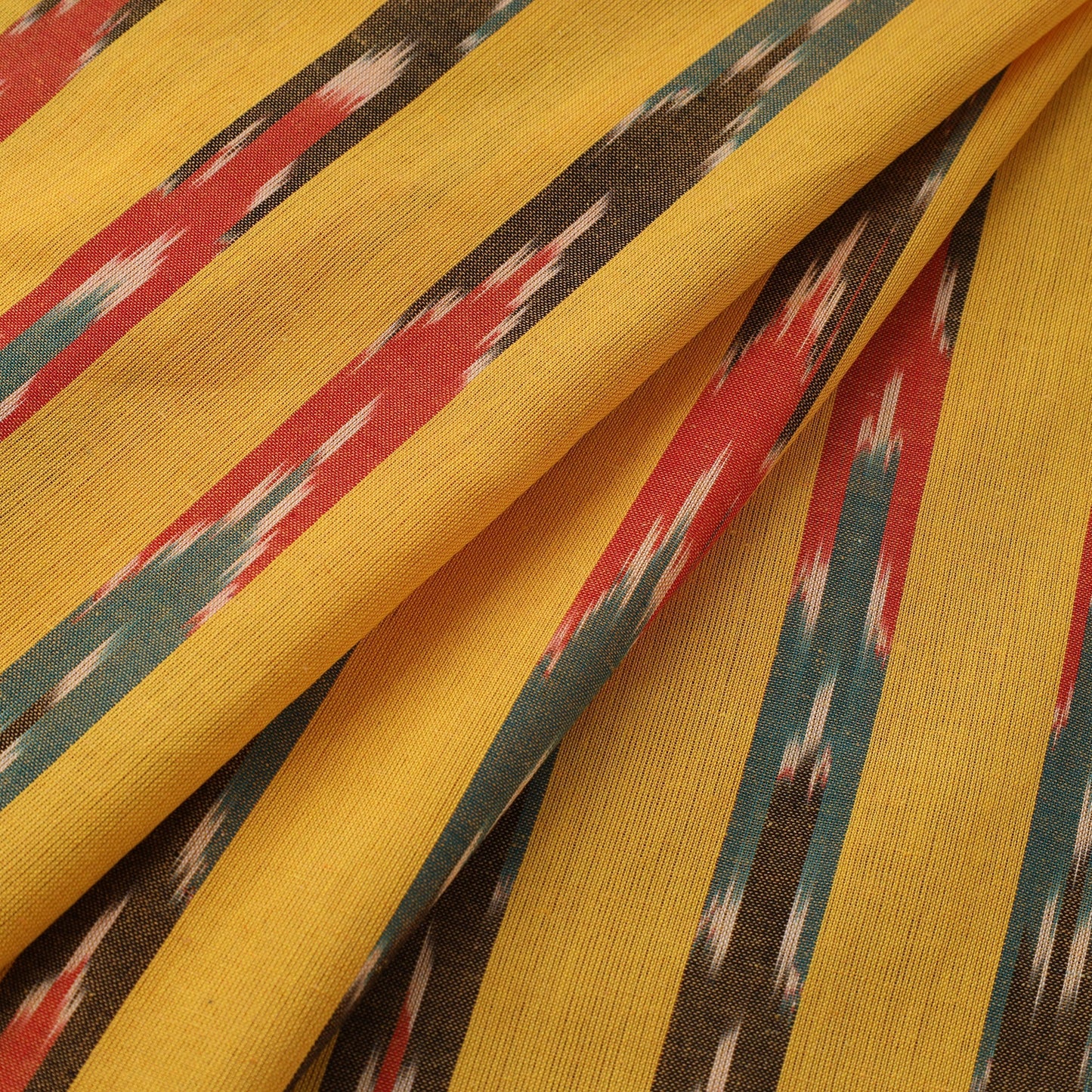 Cotton pochampally ikat fabric 07 - handcrafted