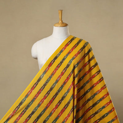 Cotton pochampally ikat fabric 07 - handcrafted