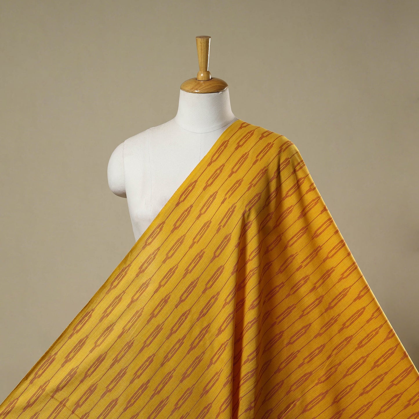 Cotton pochampally ikat fabric 08 - handcrafted