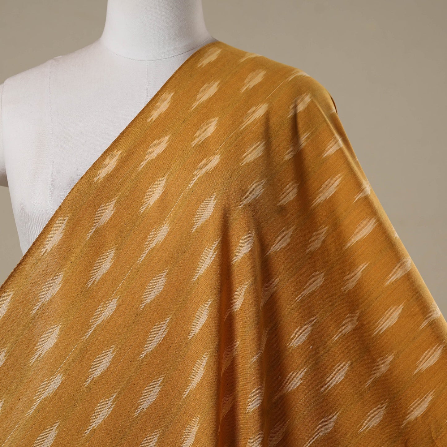 Cotton pochampally ikat fabric 16 - handcrafted